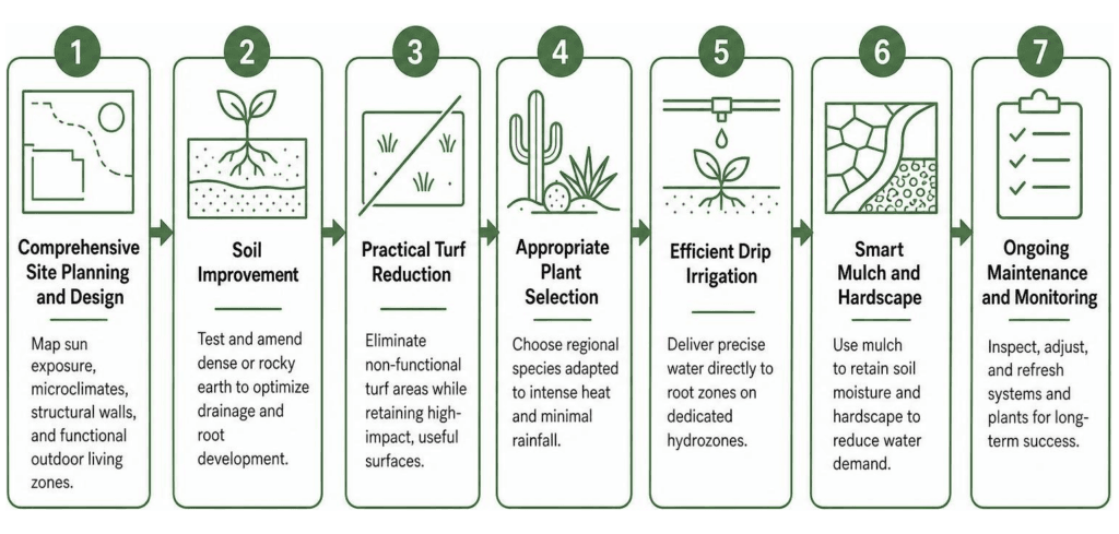 A Practical Guide to Low Water Landscape Installation in Arizona