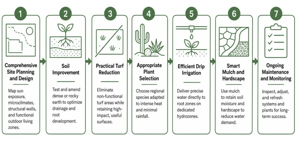 A Practical Guide to Low Water Landscape Installation in Arizona