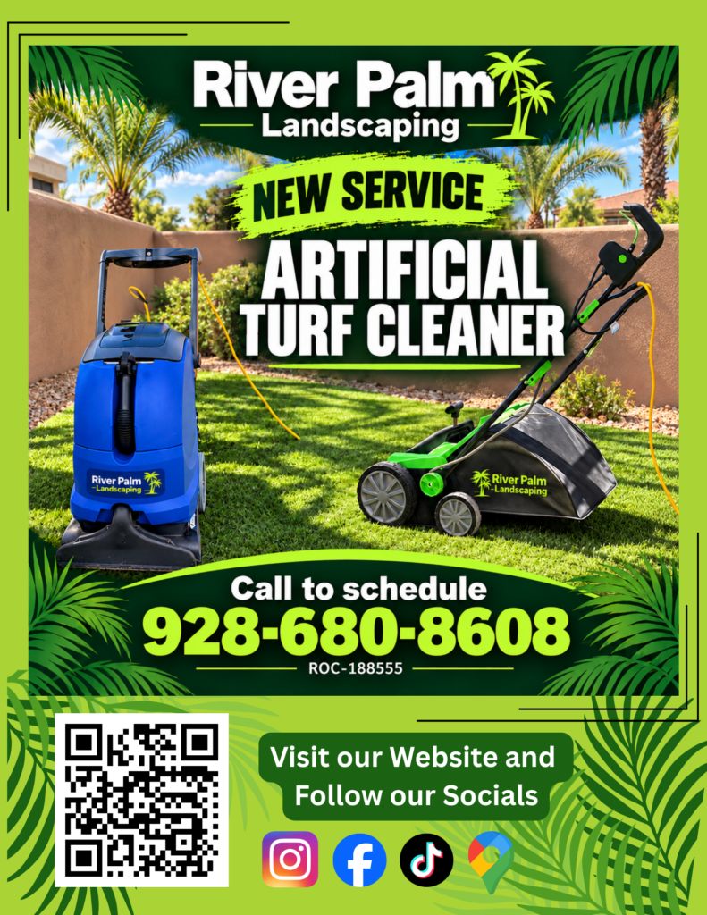 Professional Artificial Turf Cleaning in Lake Havasu – Only at River Palm Landscaping